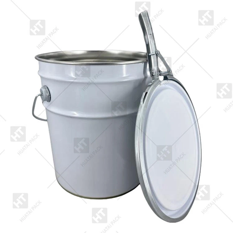 10L Tin Pail with Lock Ring Lid