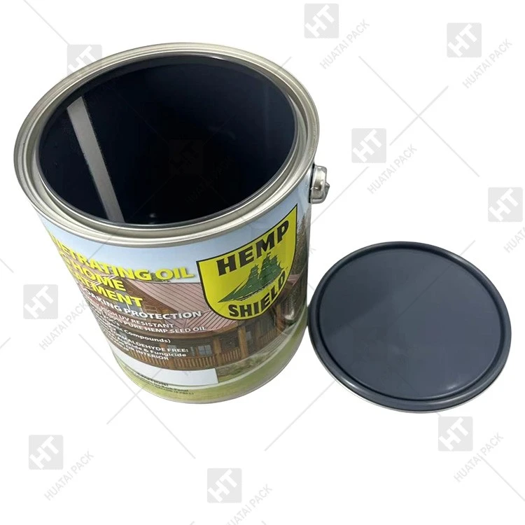 Empty Metal Paint Cans