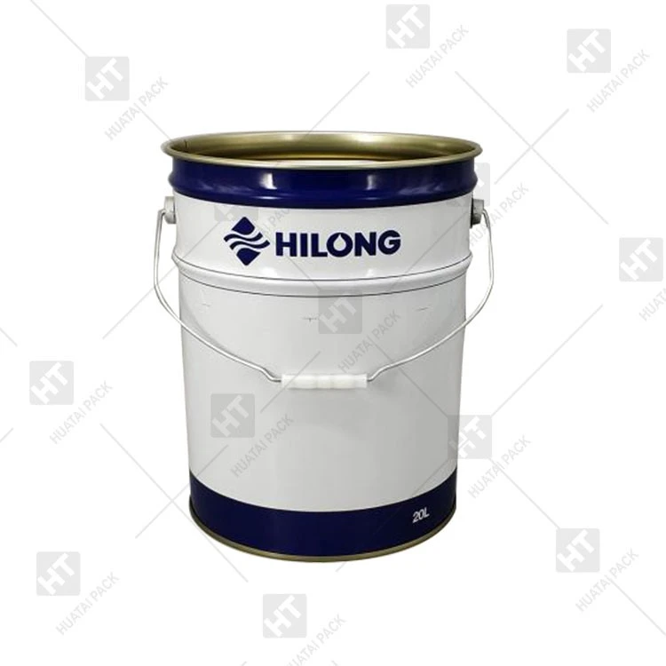 Empty Metal Tin Pail
