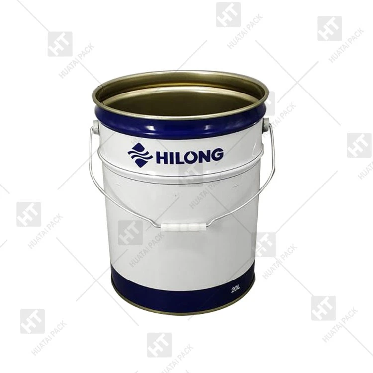 Empty Metal Tin Pail