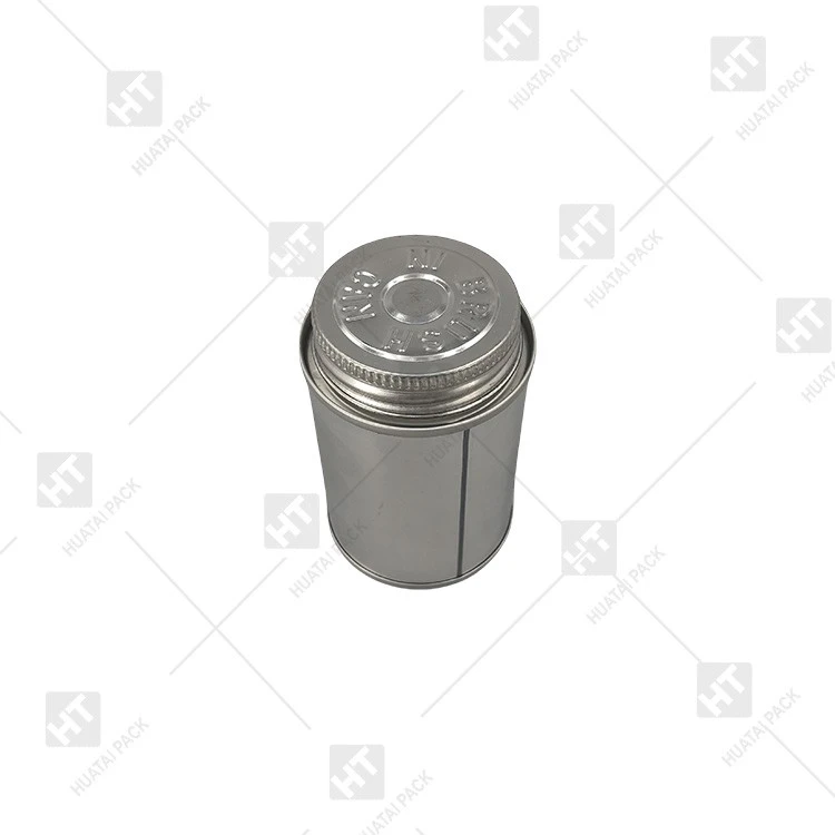 Empty PVC Glue Tin Can With Brush