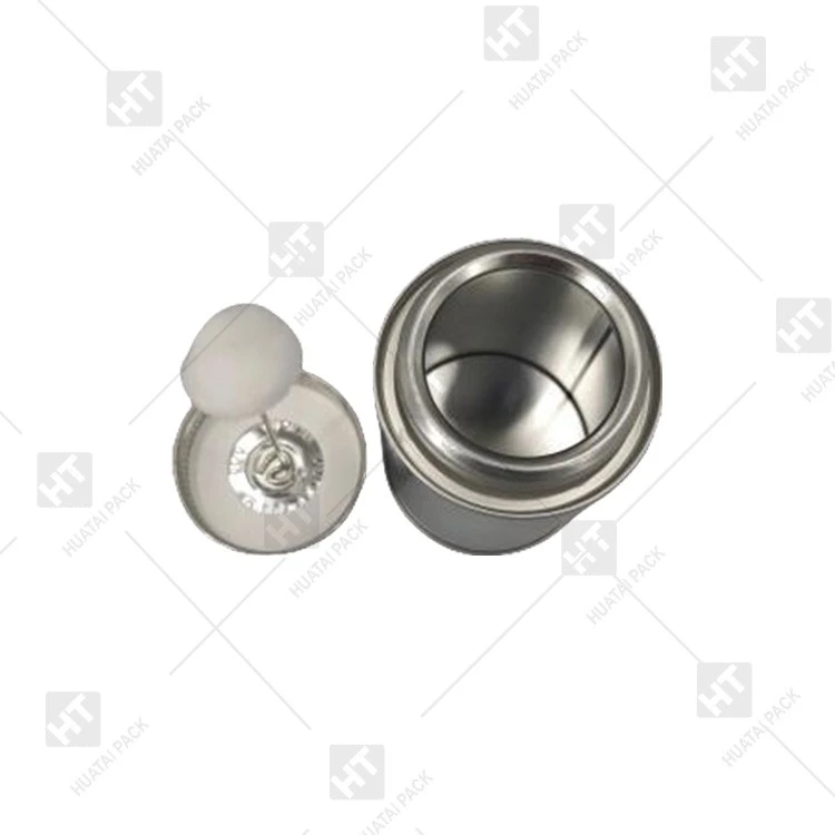 Empty PVC Glue Tin Can With Brush