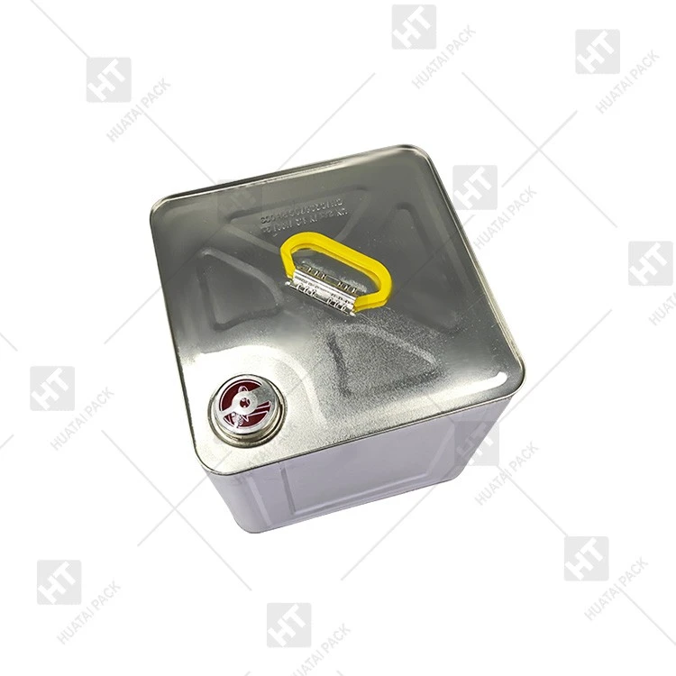 Engine Oil Square Tin Cans