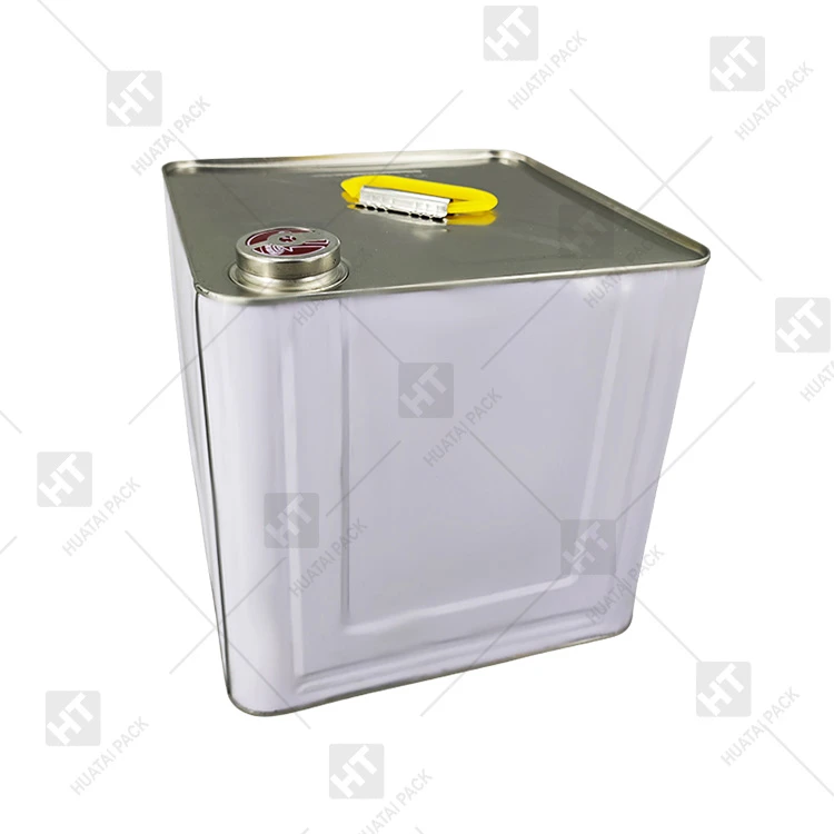 Engine Oil Square Tin Cans