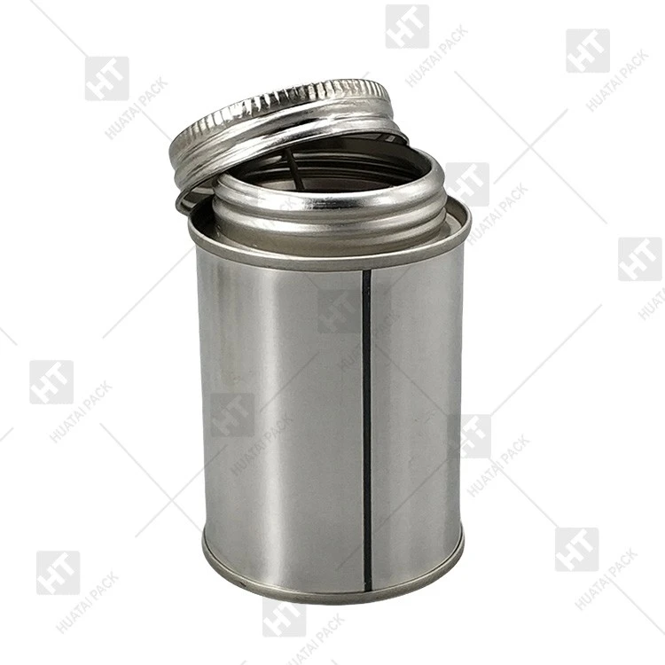 Metal Round PVC Glue Tin Can