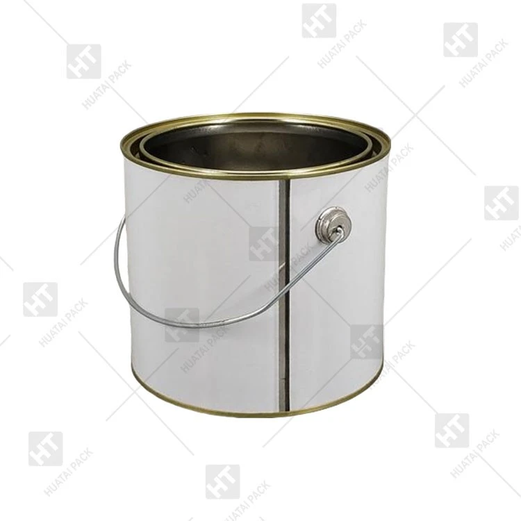 Paint Can With Metal Handle