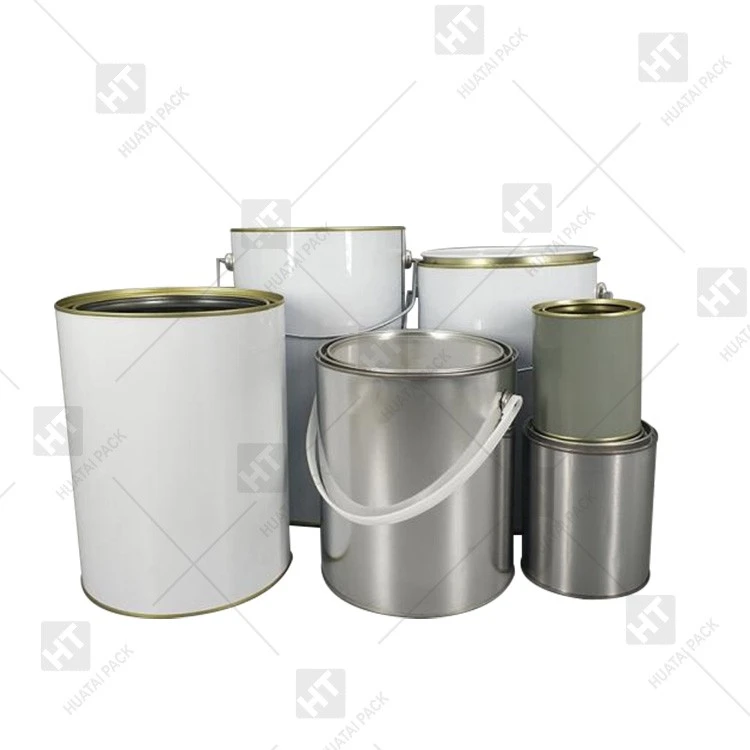 Round Metal Tin Paint Cans