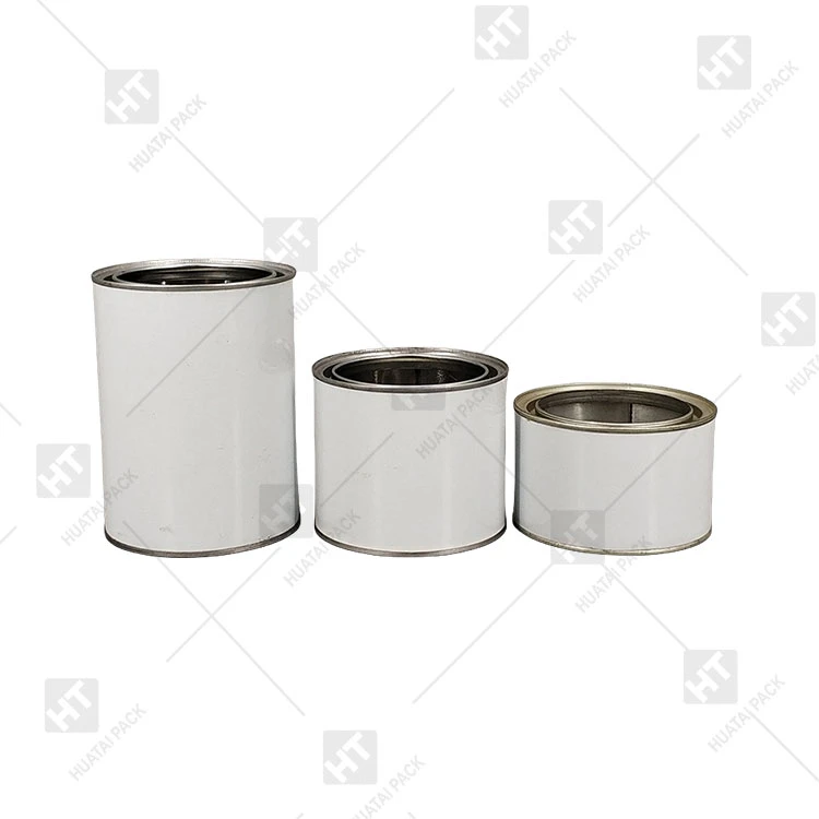 Small Round Tin Can For Paint