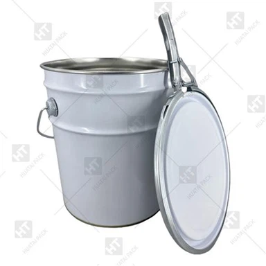 10L Tin Pail with Lock Ring Lid