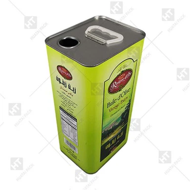 5L Empty Olive Oil Square Tin Can
