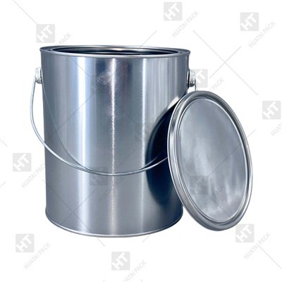 Empty Round Tin Can